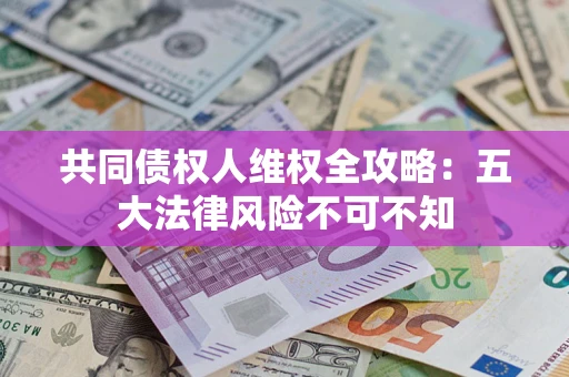 武汉共同债权人维权全攻略：五大法律风险不可不知