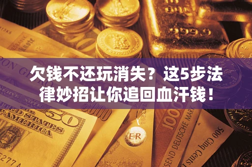 武汉欠钱不还玩消失？这5步法律妙招让你追回血汗钱！