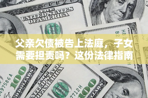 武汉父亲欠债被告上法庭，子女需要担责吗？这份法律指南必须看完