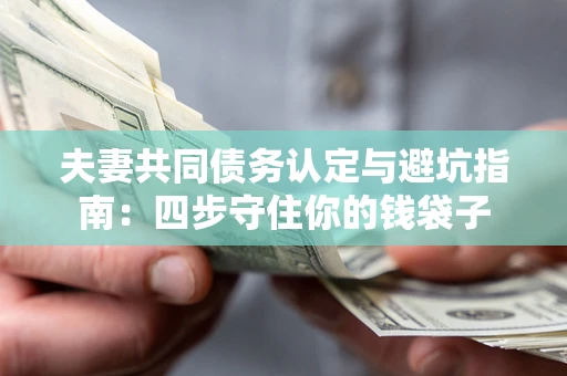 武汉夫妻共同债务认定与避坑指南：四步守住你的钱袋子
