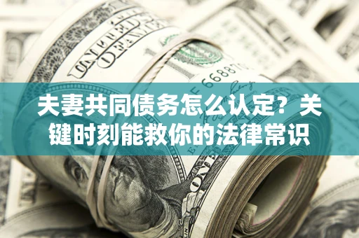 武汉夫妻共同债务怎么认定？关键时刻能救你的法律常识